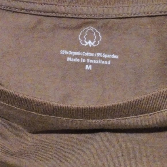 Earth Co. b.Organic WOMEN Shirt LONG Sleeve Made in *Switzerland Size M NWT - Picture 5 of 7